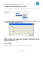 Language settings and manufactures information In addition (Page 16 / 99) RDVision Laser Cutting Control Software Operation Manual